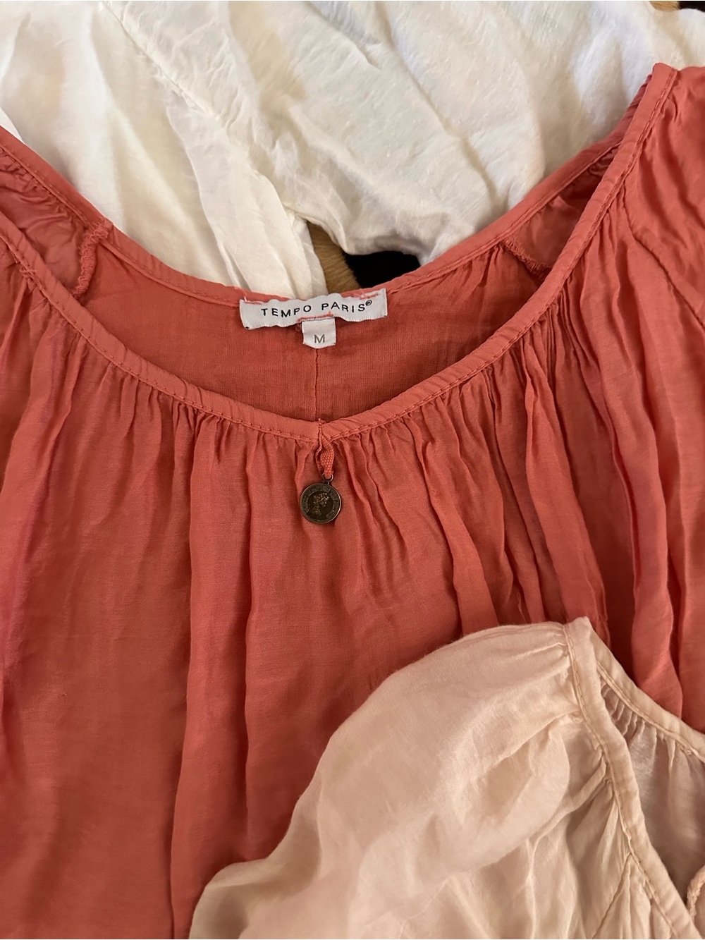 Tempo Paris Bundle 3 Ruffle Peasant Top - - Picture 11 of 13